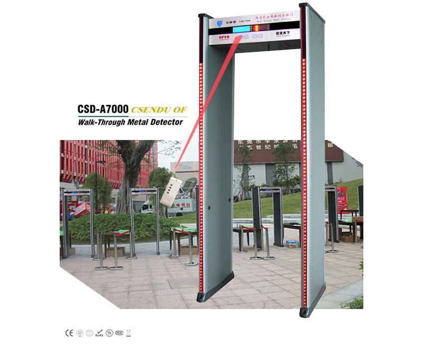 CSD-A7000豪華室內(nèi)遙控液晶顯示安檢門