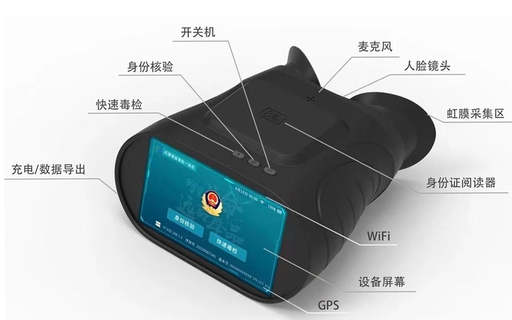 CSD-CD-HM2020中神盾虹膜毒檢一體機